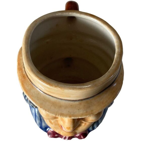 Vintage Toby Small Character Head Mug Made in Occupied Japan 1950s - Picture 6 of 12